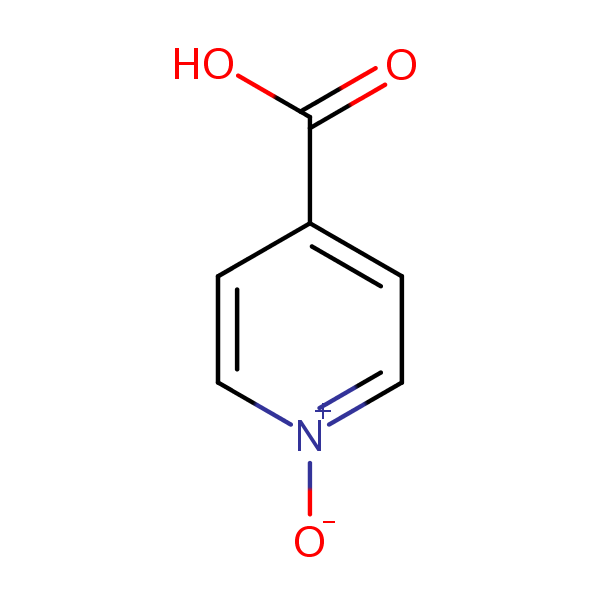 4-Pyridinecarboxylic acid 1-oxide structural formula
