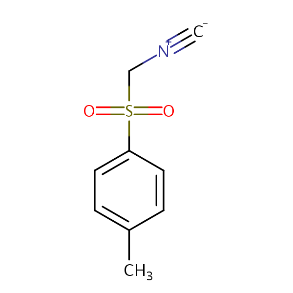 4-Toluenesulfonylmethyl isocyanide structural formula