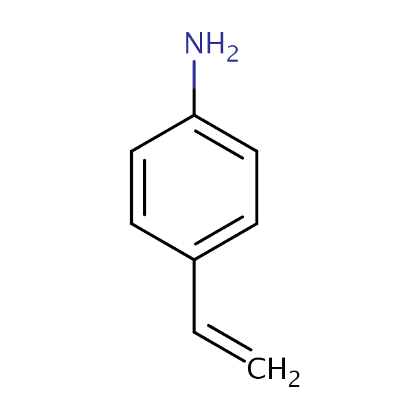 4-Vinylaniline structural formula