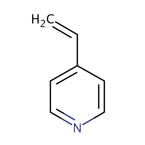 4-Vinylpyridine structural formula