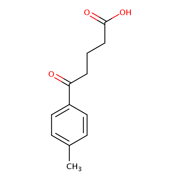4-p-Toluoylbutyric acid structural formula
