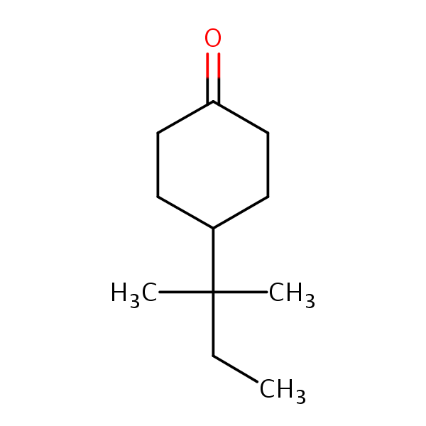 4-(tert-Pentyl)-cyclohexanone structural formula