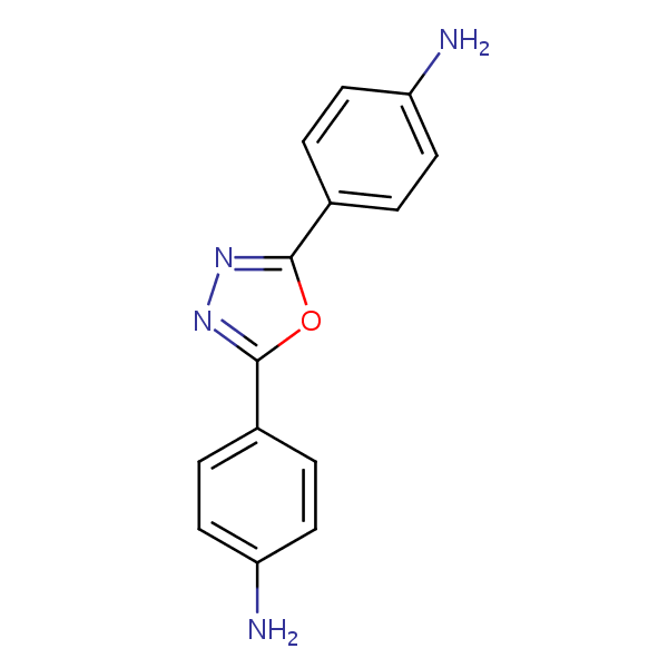 4,4’-(1,3,4-Oxadiazole-2,5-diyl)dianiline structural formula