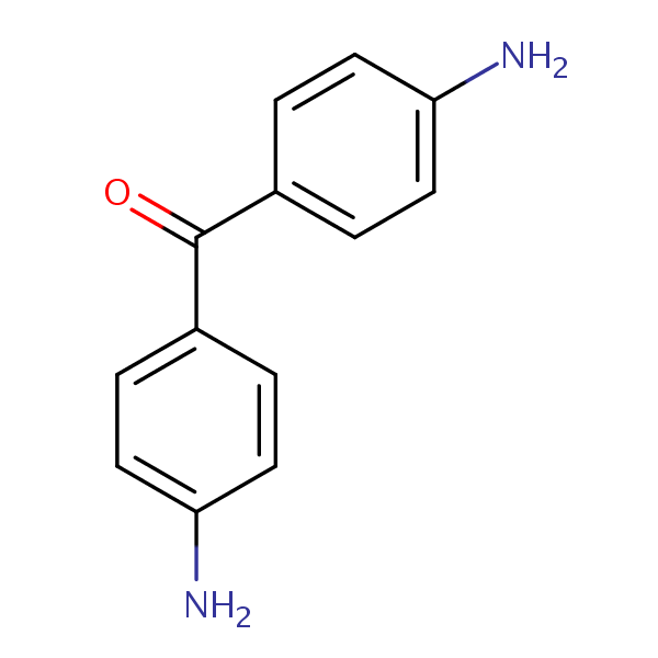 4,4’-Diaminobenzophenone structural formula