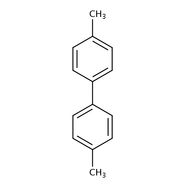 4,4’-Dimethylbiphenyl structural formula
