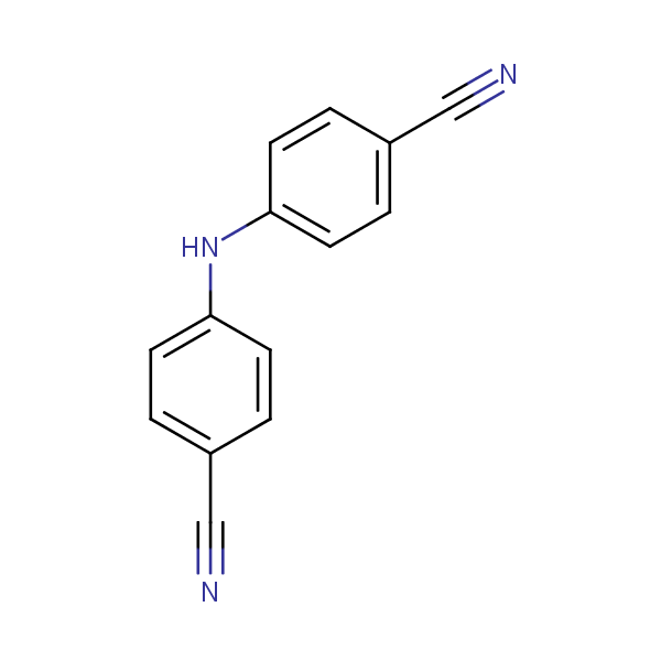 4,4’-Iminobisbenzonitrile structural formula