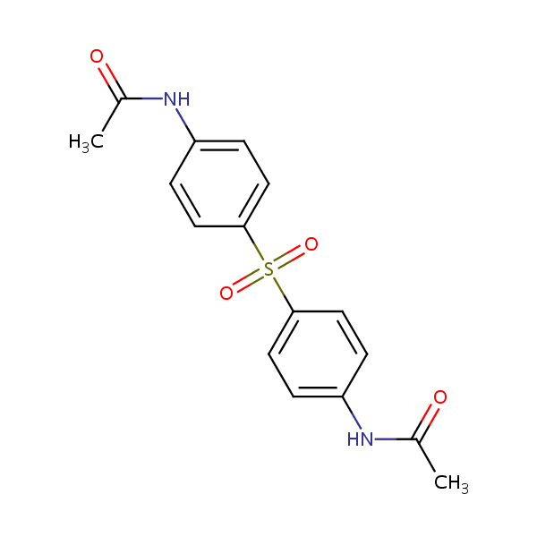 4,4’-Sulfonylbisacetanilide structural formula