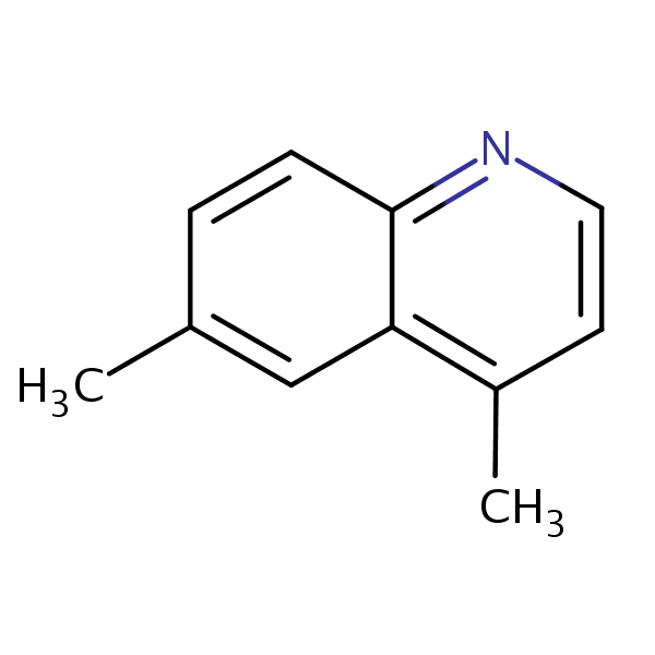 4,6-Dimethylquinoline structural formula