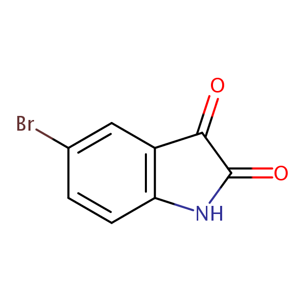 5-Bromoisatin structural formula