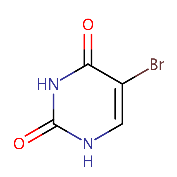 5-Bromouracil structural formula