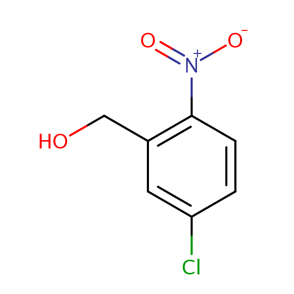 5-Chloro-2-nitrobenzyl alcohol structural formula
