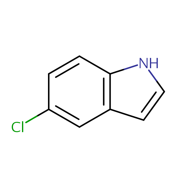 5-Chloroindole structural formula