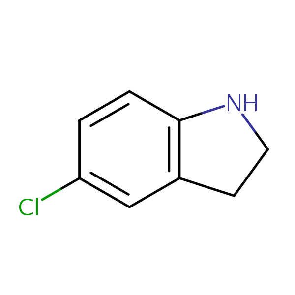 5-Chloroindoline structural formula