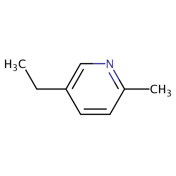 5-Ethyl-2-methylpyridine structural formula