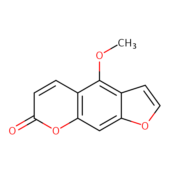 5-Methoxypsoralen structural formula