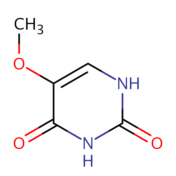 5-Methoxyuracil structural formula