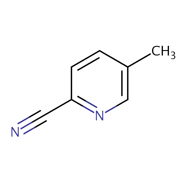 5-Methylpyridine-2-carbonitrile structural formula