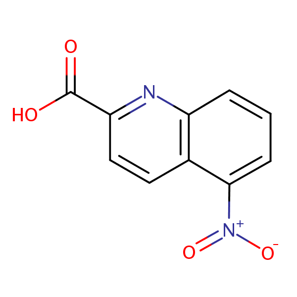 5-Nitroquinaldic acid structural formula