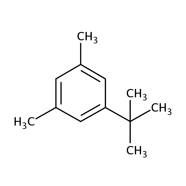 5-Tert-butyl-m-xylene structural formula