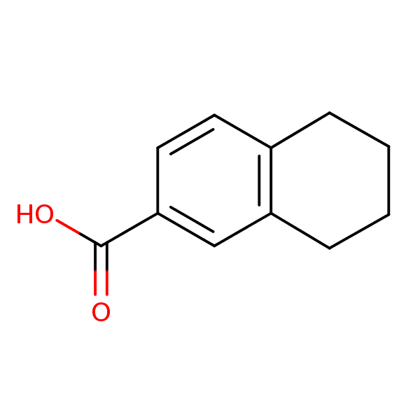 5,6,7,8-Tetrahydro-2-naphthoic acid structural formula