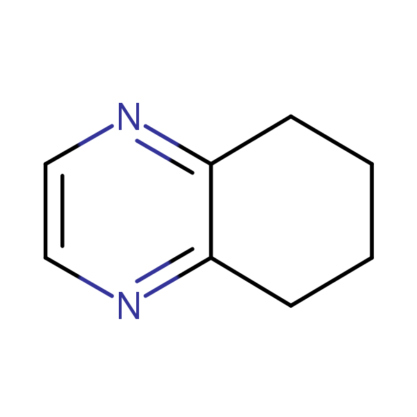 5,6,7,8-Tetrahydroquinoxaline structural formula
