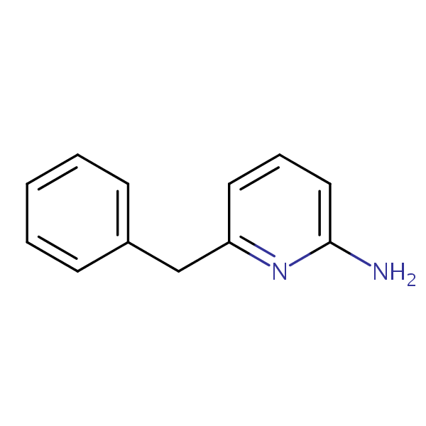 6-Benzylpyridin-2-amine structural formula