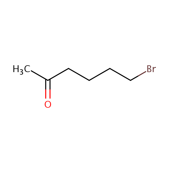 6-Bromohexan-2-one structural formula