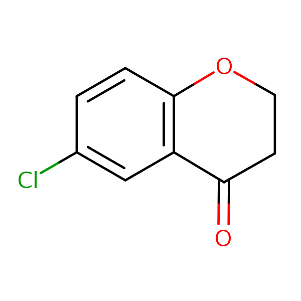 6-Chlorochroman-4-one structural formula