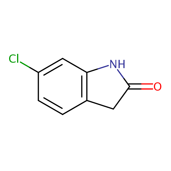 6-Chlorooxindole structural formula