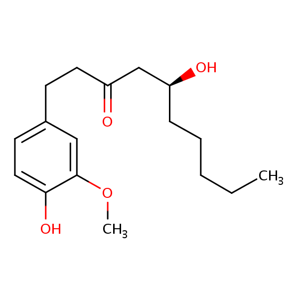 (6)-Gingerol structural formula