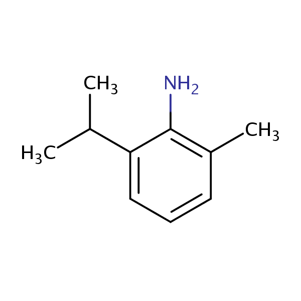6-Isopropyl-o-toluidine structural formula