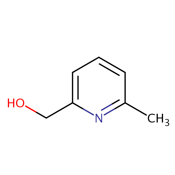 6-Methyl-2-pyridylmethanol structural formula