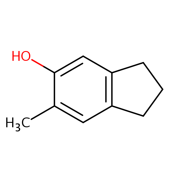 6-Methylindan-5-ol structural formula