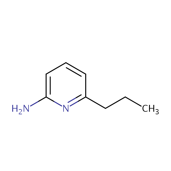 6-Propylpyridin-2-amine structural formula
