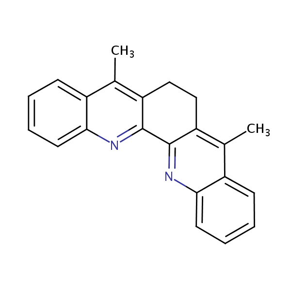 6,7-Dihydro-5,8-dimethyl-dibenzo(b,j)(1,10)phenanthroline structural formula