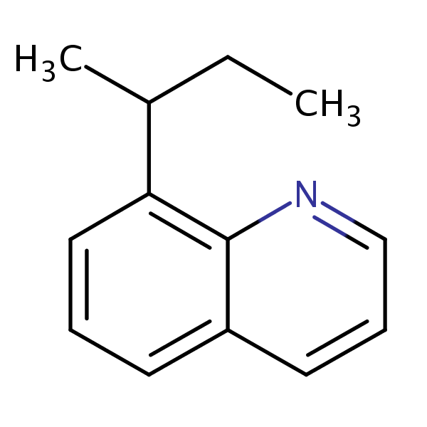 8-(Butan-2-yl)quinoline structural formula