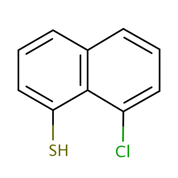 8-Chloronaphthalene-1-thiol structural formula