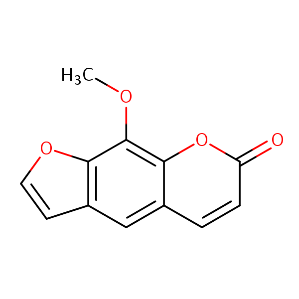 8-Methoxypsoralen structural formula
