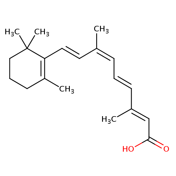 9-cis Retinoic acid structural formula