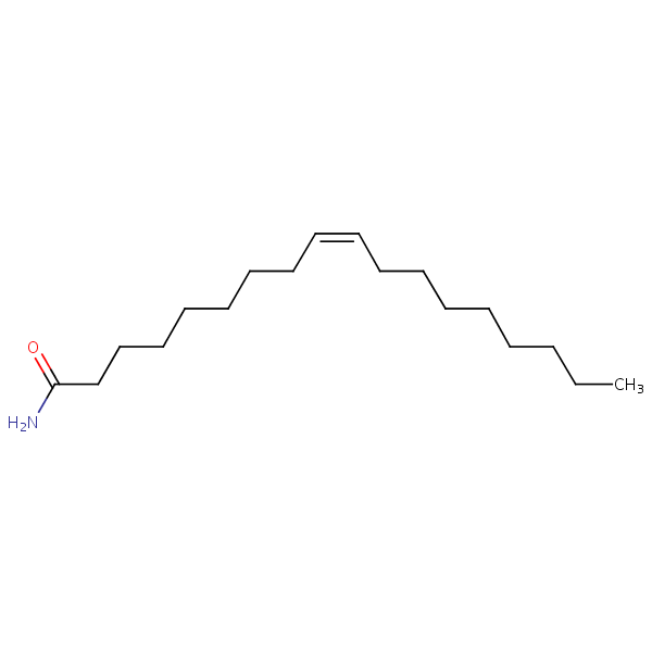 (9Z)-Octadec-9-enamide structural formula