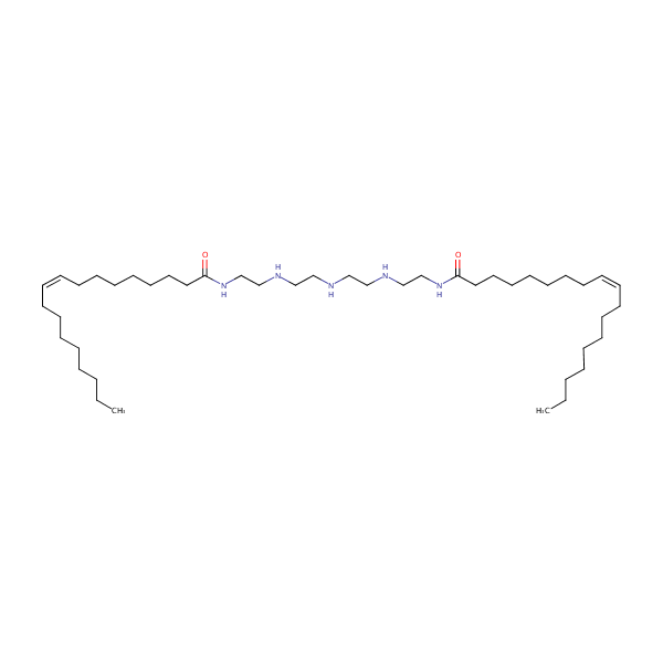 (9Z,9’Z)-N,N’-[Iminobis(ethane-2,1-diyliminoethane-2,1-diyl)]bisoctadec-9-enamide structural formula