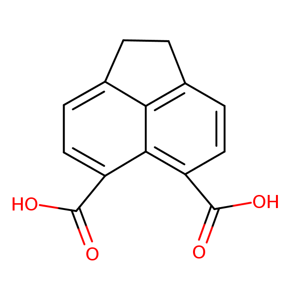 Acenaphthene-5,6-dicarboxic acid structural formula