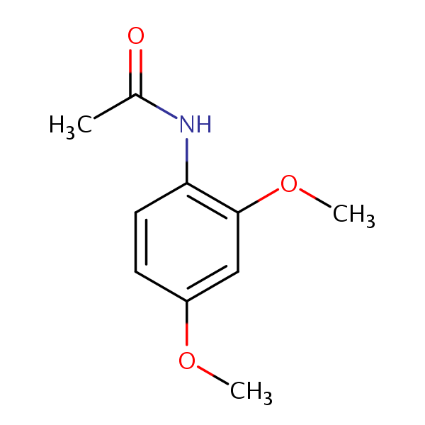 Acetamide, N-(2,4-dimethoxyphenyl)- structural formula