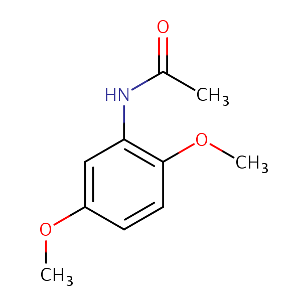 Acetamide, N-(2,5-dimethoxyphenyl)- structural formula