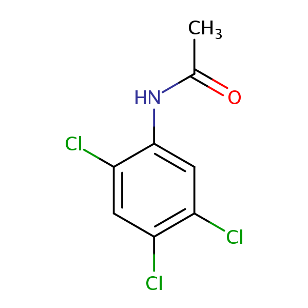 Acetanilide, 2’,4’,5’-trichloro- structural formula