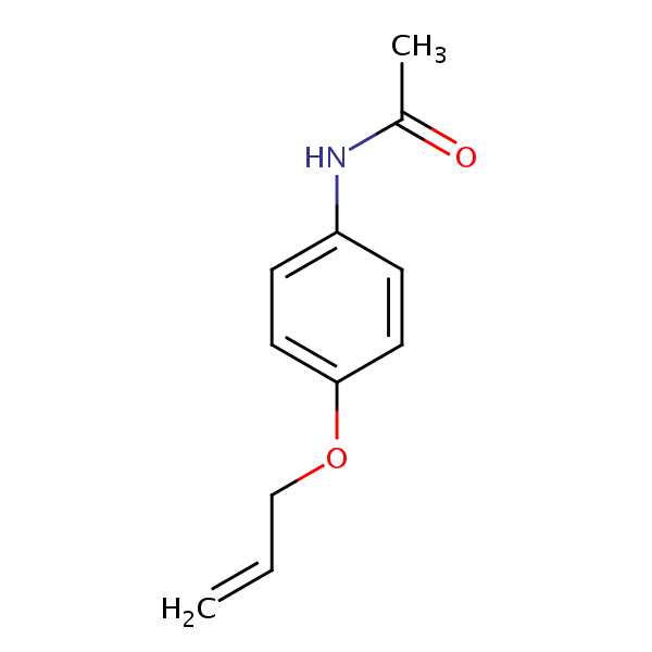 Acetanilide, 4’-allyloxy- structural formula