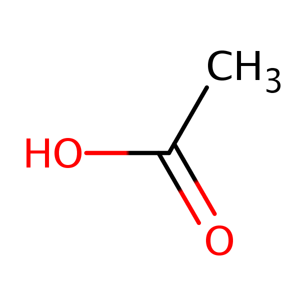 Acetic Acid structural formula