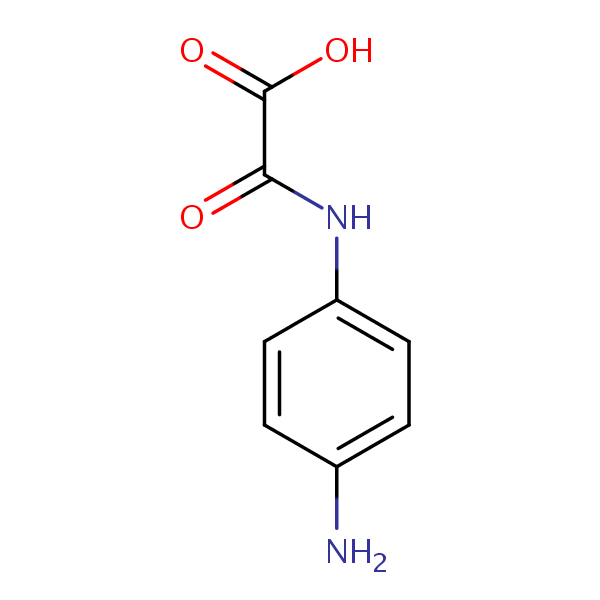 Acetic acid, [(4-aminophenyl)amino]oxo- structural formula