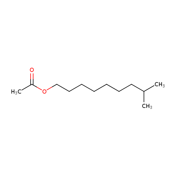 Acetic acid, isodecyl ester structural formula