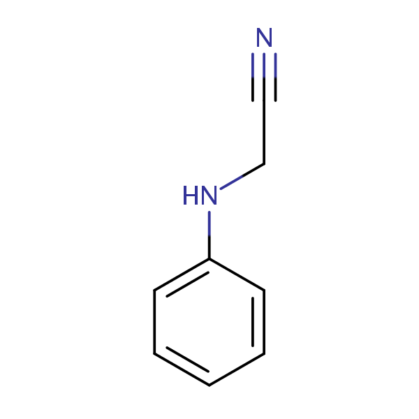 Acetonitrile, anilino- (8CI) structural formula